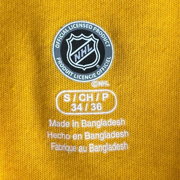 NHL Womens Pittsburgh Penguins Long Sleeve Tshirt Yellow Size Small - Picture 6 of 8